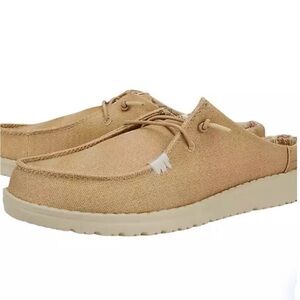 Hey Dude Tan Slip-on Flats